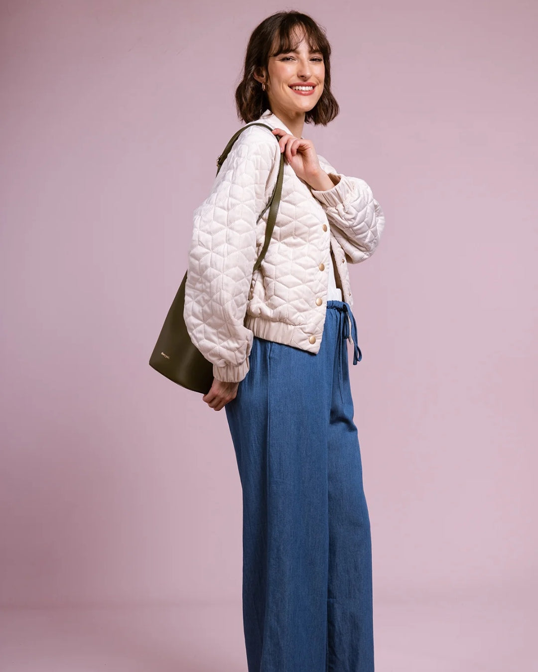 Nita Bucket Bag BBCP001 Cherry Paris