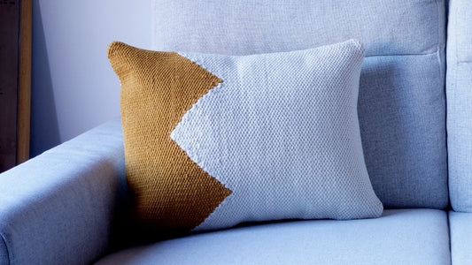 cushion on sofa