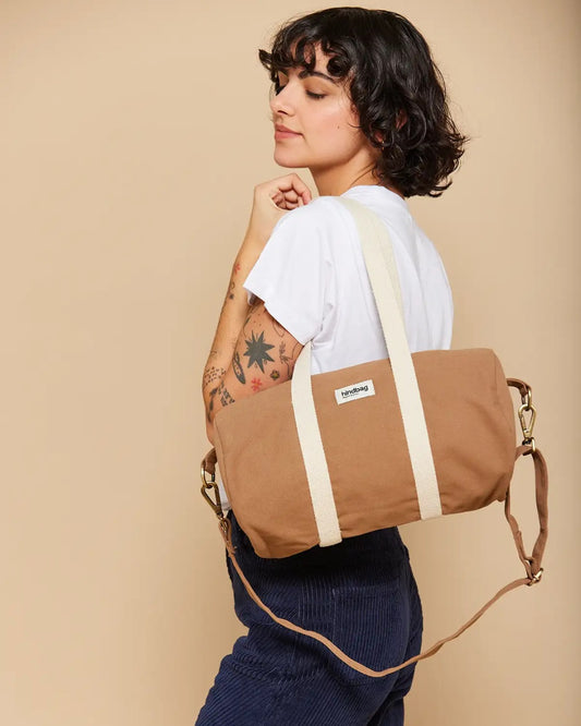 Bolso Duffel Mini Simon Canela DBHB001 Hindbag