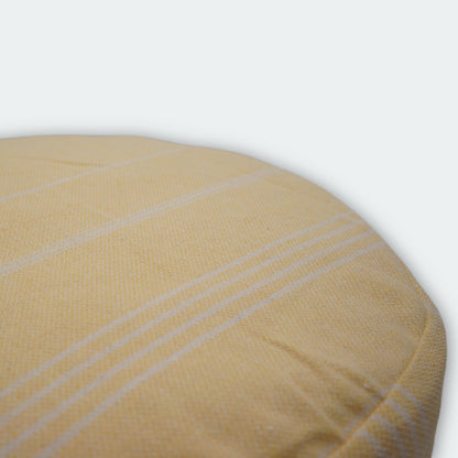 Pontus Handmade Zafu Yoga / Meditation Cushion, zafu product photo closeup material