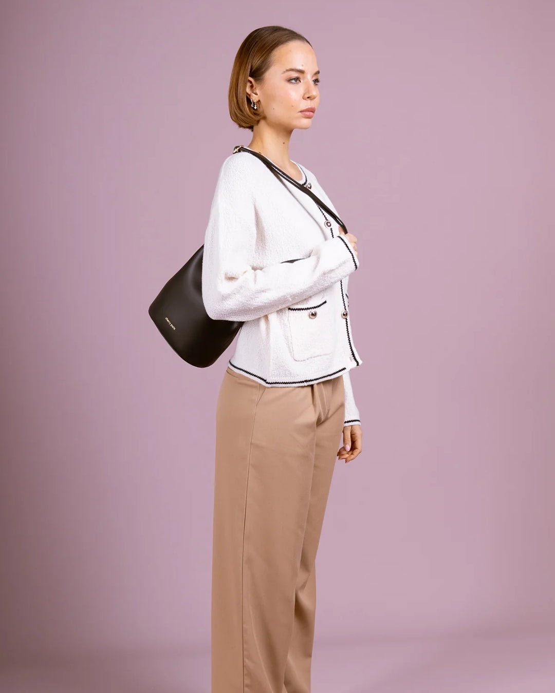 Nita Bucket Bag BBCP003 Cherry Paris