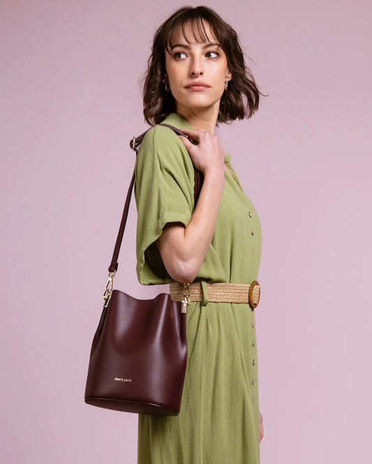 Bolso Cubo Nita BBCP002 Cherry Paris