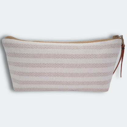 Patara Handwoven Cotton Makeup/Pouch Bag, clutch cosmetic bag front