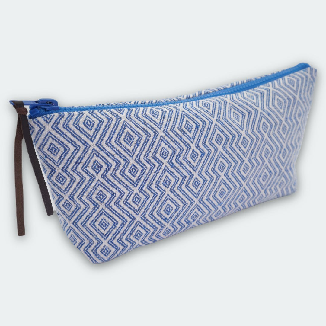 Apasa Handwoven Makeup/Pouch Bag, clutch cosmetic bag angled