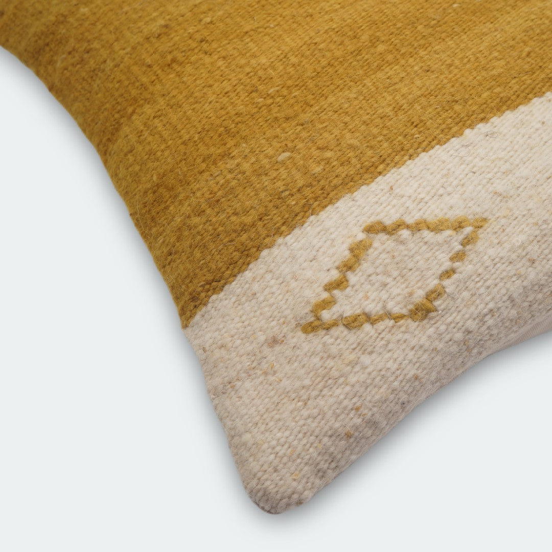 Delos Handwoven Cushion Cover, cushion cover product photo closeup pattern