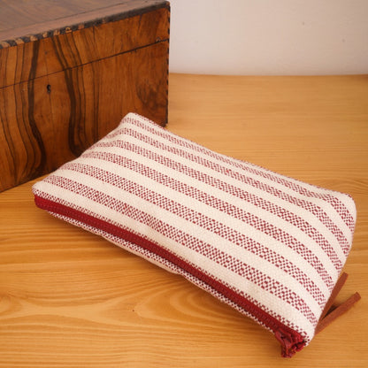 Smyrna Handwoven Makeup/Pouch Bag, clutch cosmetic bag laid with decor box