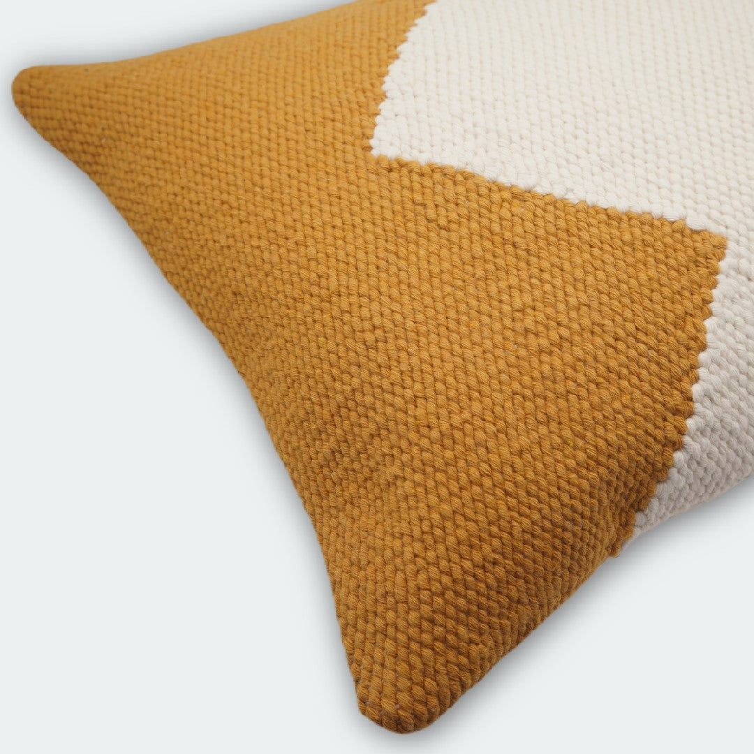 Mitanni Handwoven Cotton Cushion Cover, cushion cover product photo closeup material