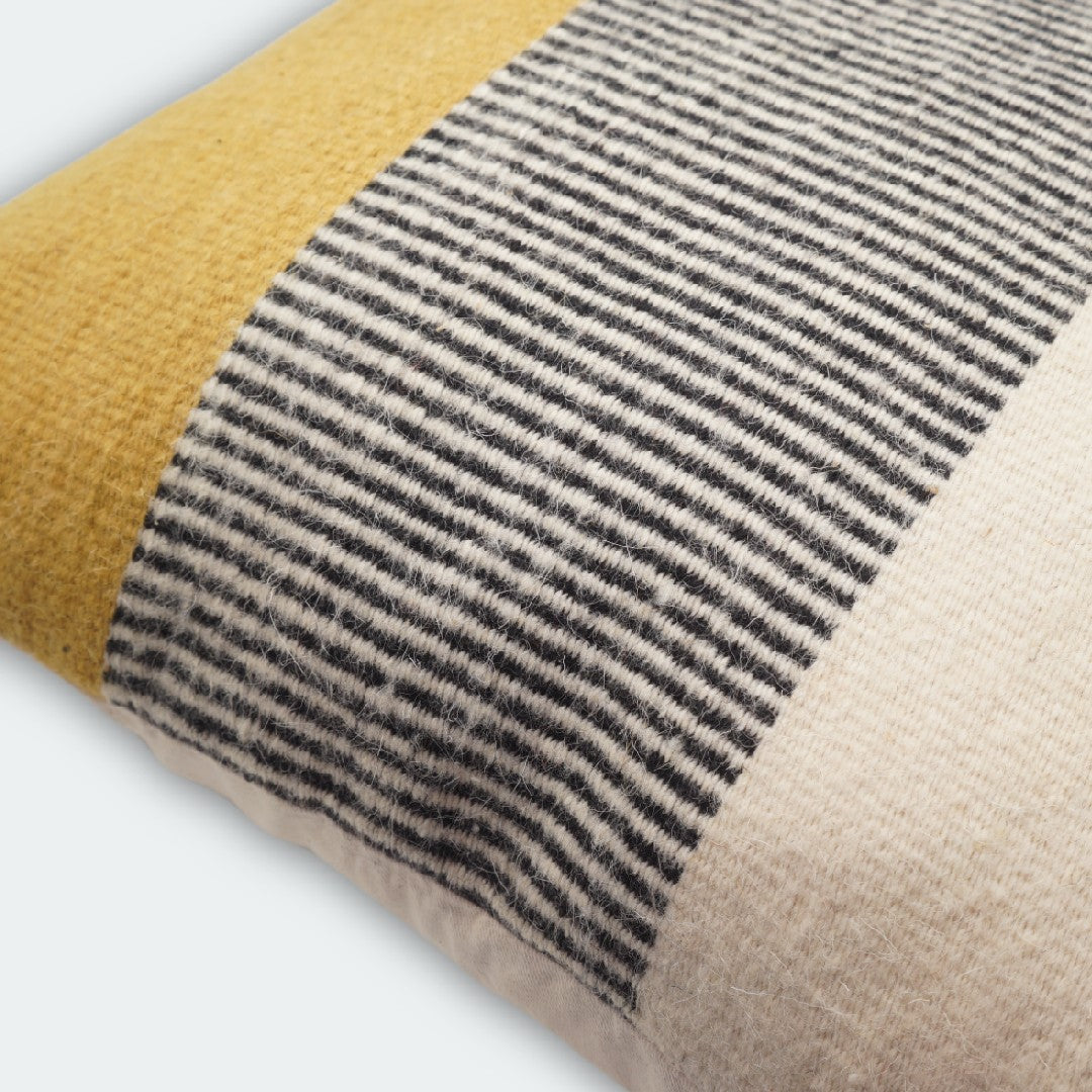 Perge Handwoven Cushion Cover, cushion cover product photo closeup pattern